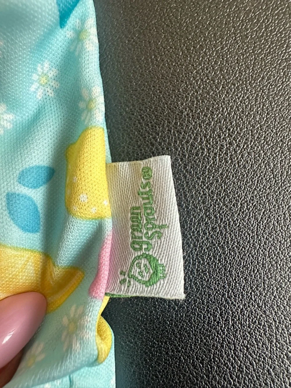 Kids Swim Diaper Cover - Pastel Lemon & Pink on Aqua